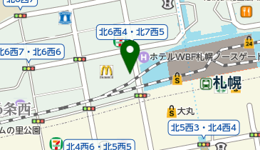 博多ラーメンばりきや 札幌駅店の地図画像