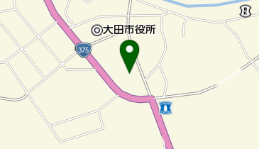 大田市働く女性の家の地図画像