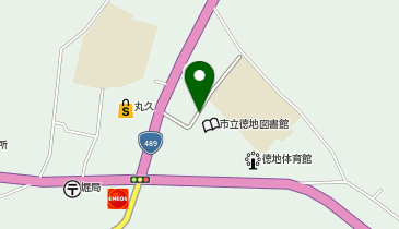 山口市徳地文化ホールの地図画像