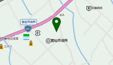 吾妻町ふるさと会館の地図画像
