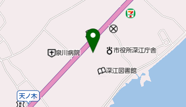 深江ふるさと伝承館の地図画像