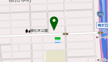 紅茶専門店 植田ラティスの地図画像