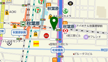 ほぐしの達人 秋葉原駅前店の地図画像
