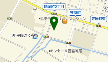 セレコ関西スーパー鳴尾店の地図画像