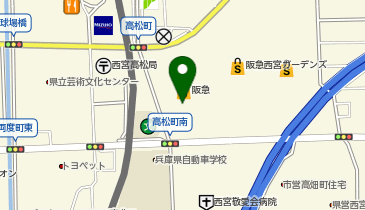 Lune d'eau(ルネ・デュー)西宮阪急店の地図画像