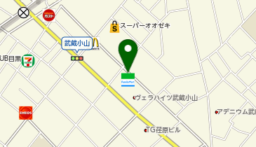 P's-first(ペッツファースト) 武蔵小山店の地図画像