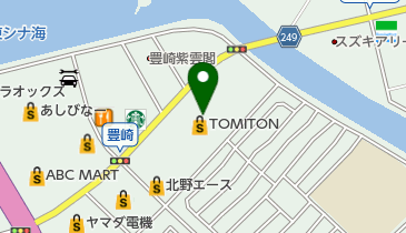 豊崎ライフスタイルセンターTOMITON(トミトン)の地図画像