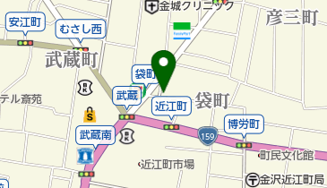 百万石バルの地図画像