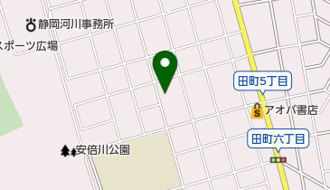 リボルト静岡の地図画像