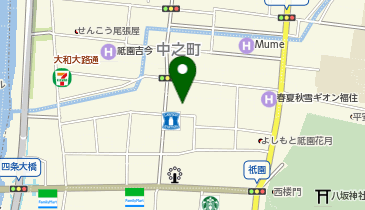 祇園 つじやの地図画像