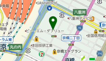 八重洲形成外科・美容皮膚科の地図画像