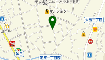 平岩鍼灸院の地図画像