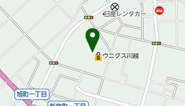 ザ・ダイソー ウニクス川越店の地図画像