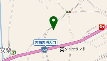 コープしぶし店の地図画像