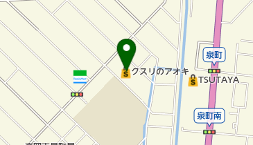 クスリのアオキ 木津店の地図画像