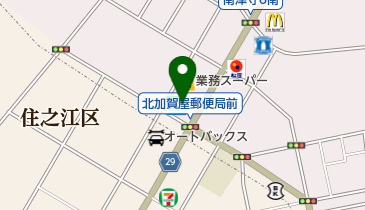 TAMAYURA(タマユラ) おおさか津守店の地図画像