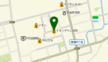 イオンタウン日向の地図画像