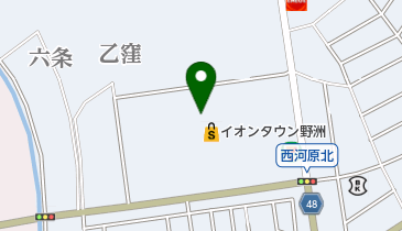 イオンタウン野洲の地図画像