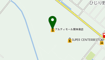 SHOO・LA・RUE(シュー ラ ルー) アルティモール東神楽店の地図画像