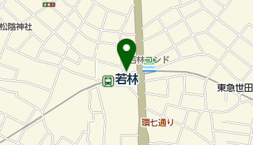 MAX(マックス)クリーニング 若林駅前店の地図画像
