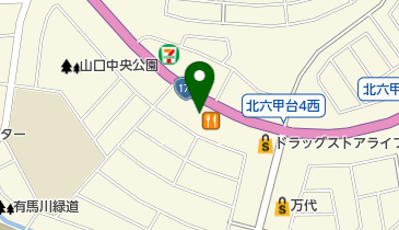 だしと麺の地図画像