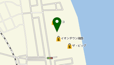 イオンタウン湖西の地図画像