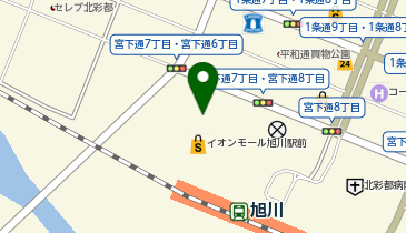 デザート王国 イオンモール旭川駅前の地図画像