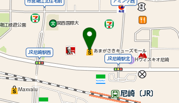 日本旅行 あまがさきキューズモール店の地図画像