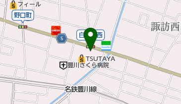 精文館書店 豊川店の地図画像