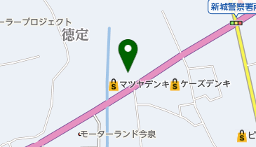 精文館書店 新城店の地図画像