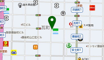 吉次 本町店の地図画像