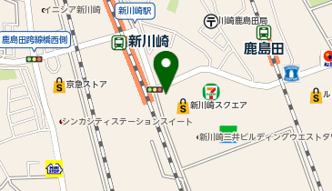 QB HOUSE(キュービー ハウス) 新川崎スクエア店の地図画像