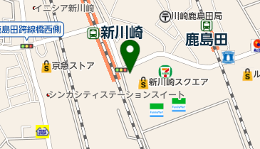 ザ・ダイソー 新川崎スクエア店の地図画像