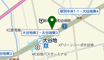 お宝本舗えびすや 大谷地店の地図画像