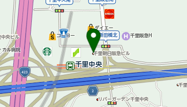 保険市場 千里中央コンサルティングプラザの地図画像