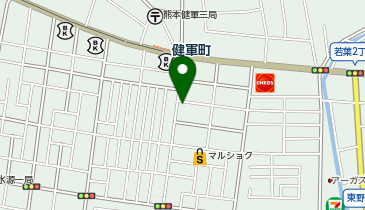 同仁堂 健軍店の地図画像