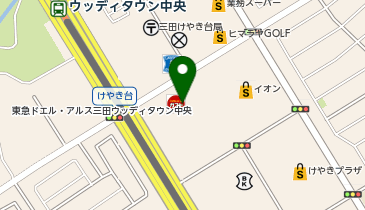 ホリーズカフェ イオン三田ウッディタウン店の地図画像