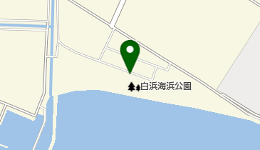 白浜海岸/海の家 山下休憩所の地図画像