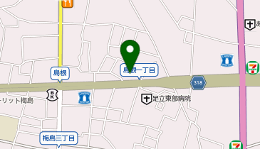 キャスティング 足立環七店の地図画像