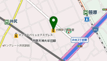 ドラッグ新生堂 井尻店の地図画像