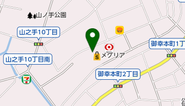鶏乃舎コケコッコ メグリア本店の地図画像