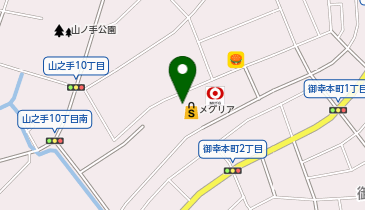 美濃味匠 トヨタ生協メグリア本店の地図画像