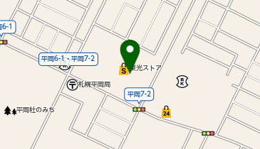 ルックコンタクト 平岡東光店の地図画像
