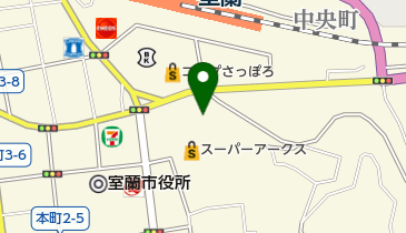 メガネサロンルック スーパーアークス室蘭中央店の地図画像