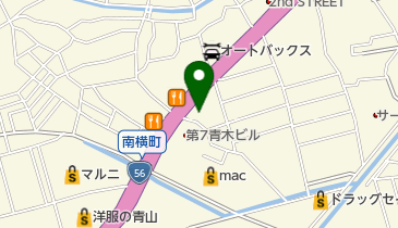 ワークウェイ アーミー店の地図画像