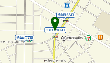 テルル相模原店の地図画像