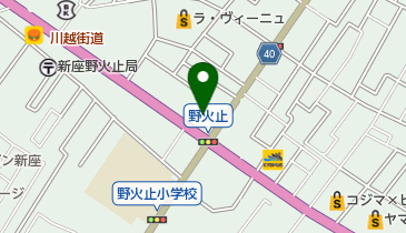 テルルランド新座店の地図画像