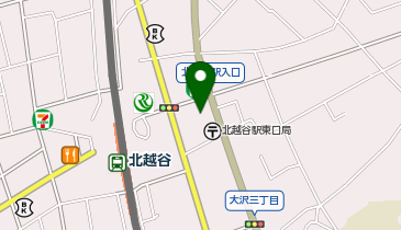 テルル北越谷店の地図画像