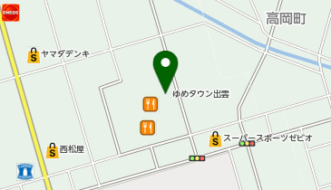 タイムタイム ゆめタウン出雲店の地図画像