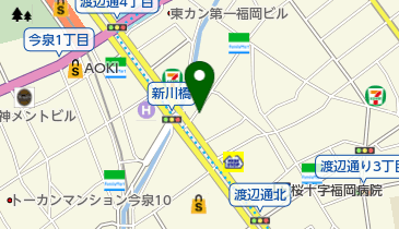 南天神ビルの地図画像